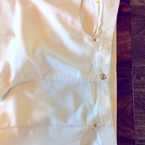 St John white pants size 14